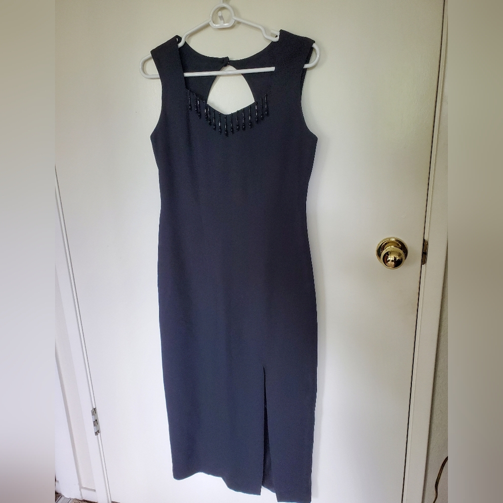 Elegant Black Dress Petite Size 6
